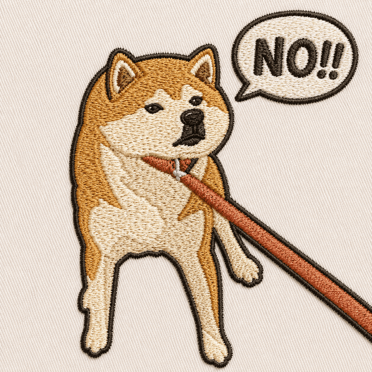 愛犬の刺繍パジャマ